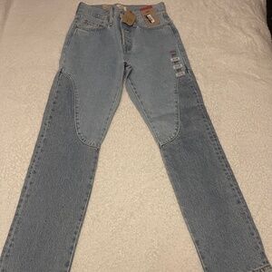 New Original Levi's 501 Jeans for Women, High Waist, Straight Leg, Size 24, NWT